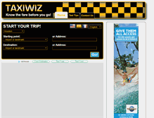 Tablet Screenshot of houston.taxiwiz.com